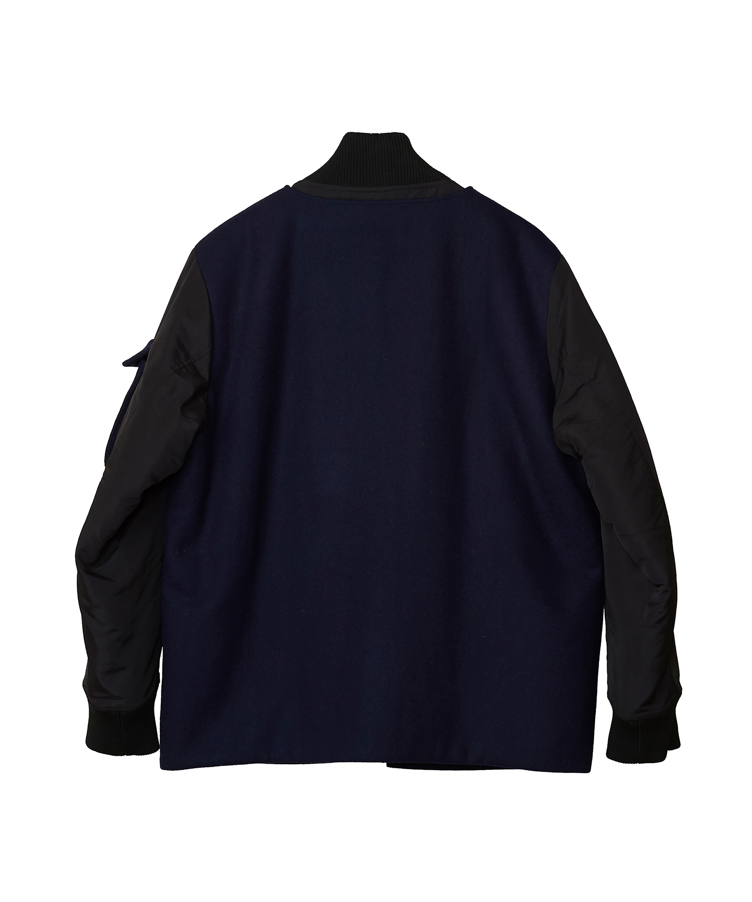 セール 30%OFF】ナイロン切替メルトンボンバーJKT(504512275) | ノー