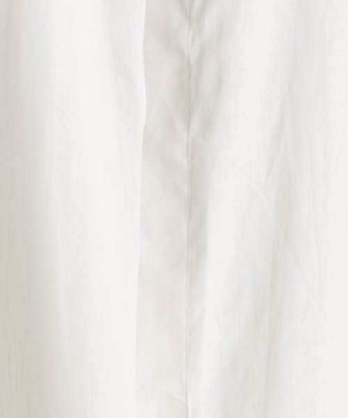 BOURRIENNE PARIS X：リネン フランスカラー シャツ