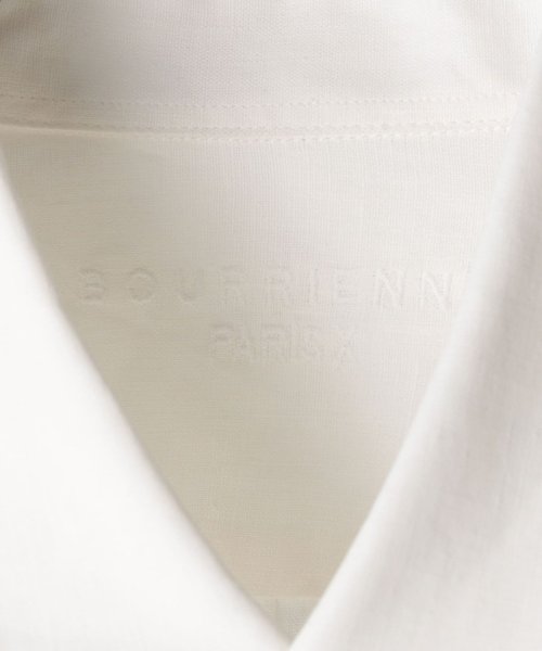 BOURRIENNE PARIS X：リネン フランスカラー シャツ
