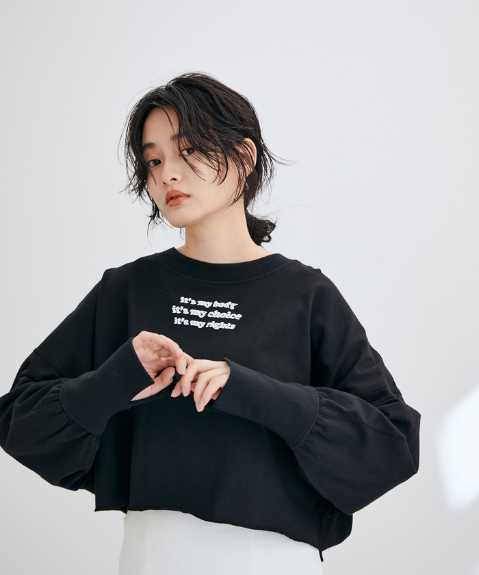セール】【一部直営店舗・WEB限定】メッセージロゴ ロング