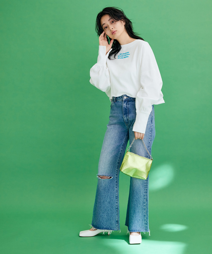 セール】【一部直営店舗・WEB限定】メッセージロゴ ロング
