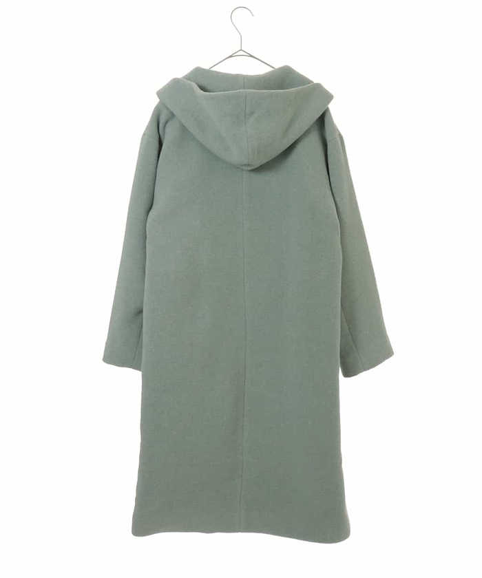セール 50%OFF】ビックフードドロップショルダーコート