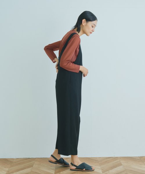 「WHYTO. / ホワイト」2WAY ワイドオーバーオール"2WAY Wide Overalls"