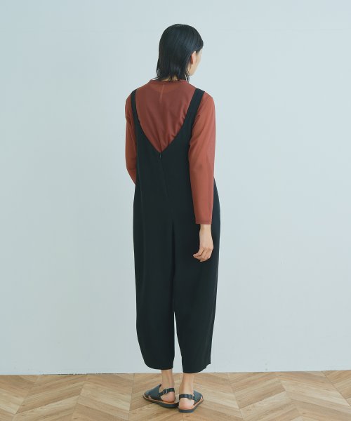 「WHYTO. / ホワイト」2WAY ワイドオーバーオール"2WAY Wide Overalls"