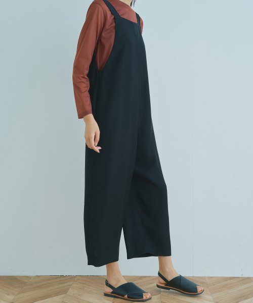 「WHYTO. / ホワイト」2WAY ワイドオーバーオール"2WAY Wide Overalls"