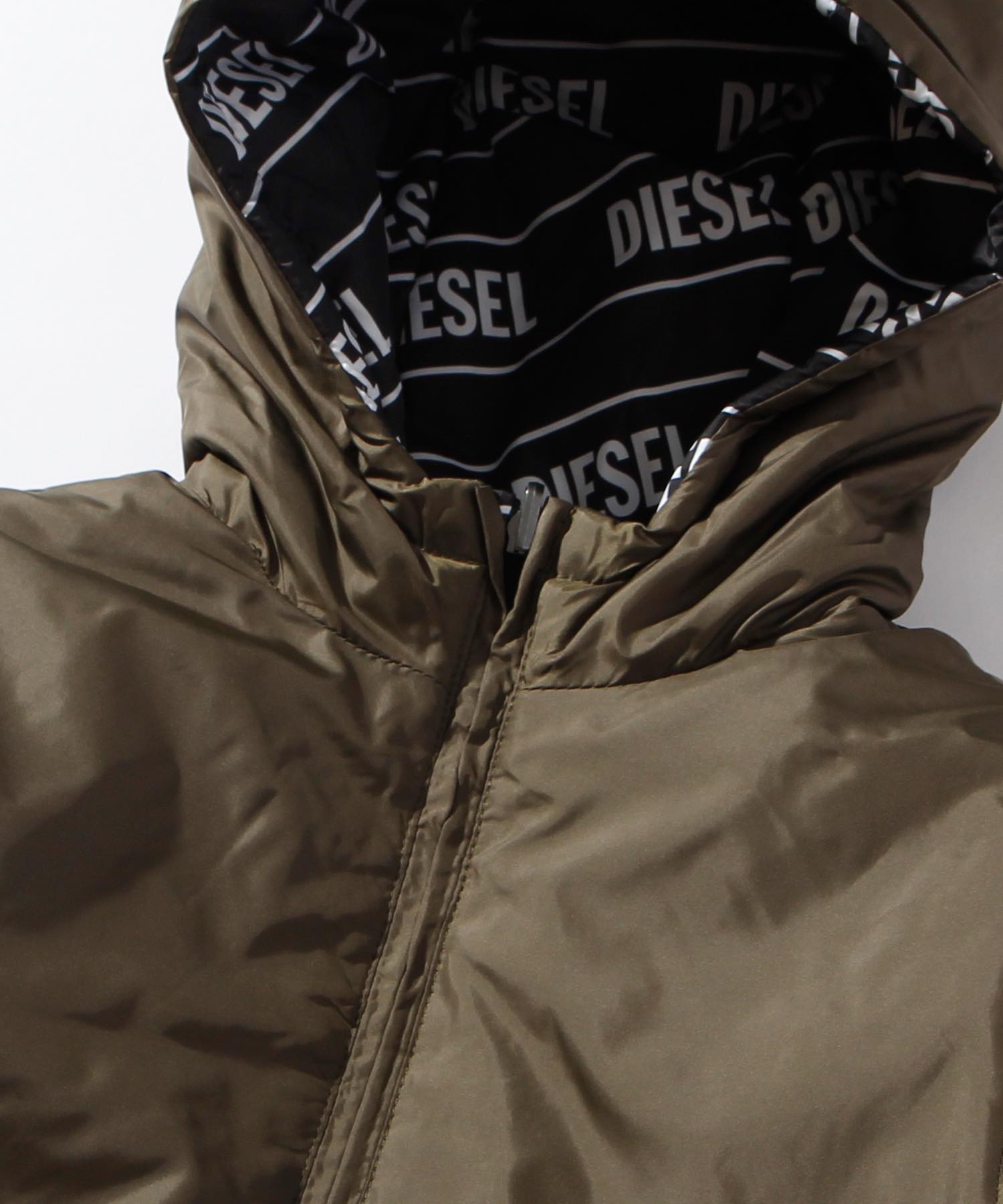 ディーゼル DIESEL リバーシブルパーカー ブルゾンアウタージャケット XS 楽天市場】DIESEL ディーゼル フーディーブルゾンリバーシブル