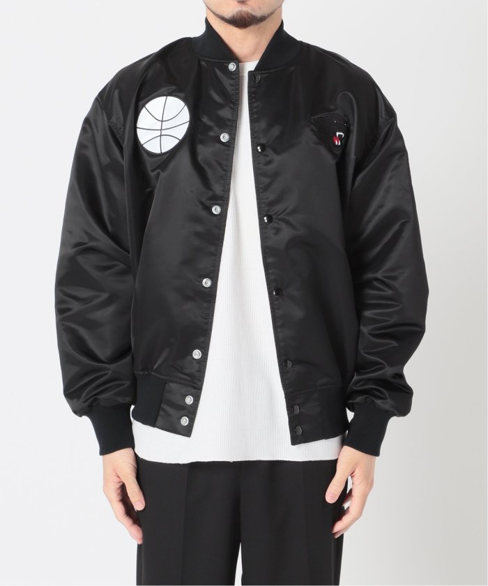 【RAWDRIP別注】GAMEsportswear スタジャン　黒 GAME Sportswear（ゲームスポーツウェア）通販｜RAWDRIP