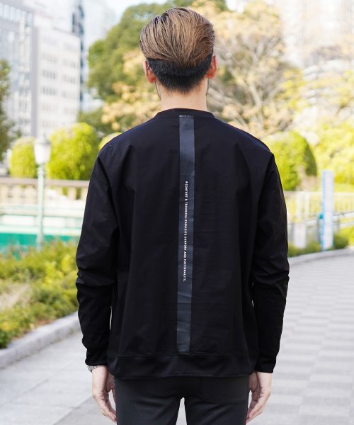 セール マットラバープリントカットソー ロンt メンズ Tシャツ おしゃれ バックプリント 長袖 ロンティー カットソー トップス ジギーズショップ Jiggys Shop D Fashion