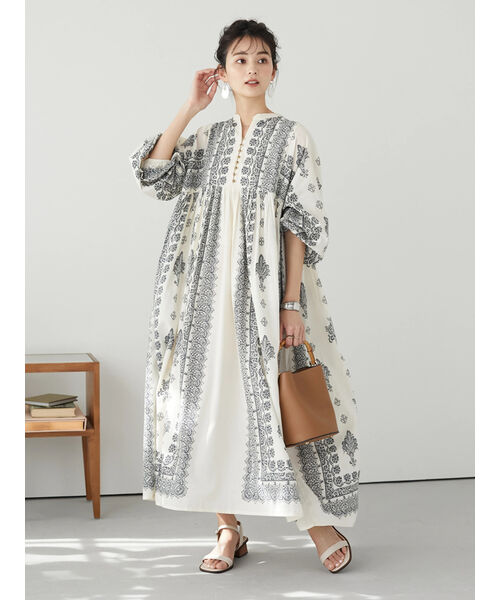 お値下げ‼️デイデイ洋裁店　ワンピース SATIN PIPING CUT DRESS：ワンピース（ワンピース）｜CITYSHOP