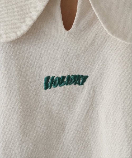 【HOLIDAY/ホリデイ】 SUPER FINE DRY PURITAN COLLAR :カットソー