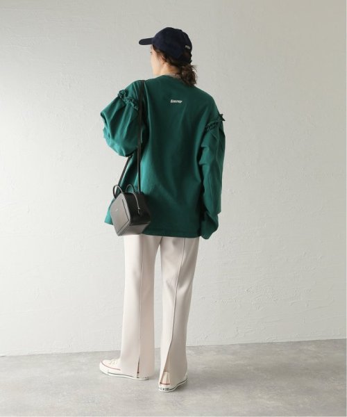 【HOLIDAY/ホリデイ】SUPER FINE DRY RUFFLE TOPS：カットソー