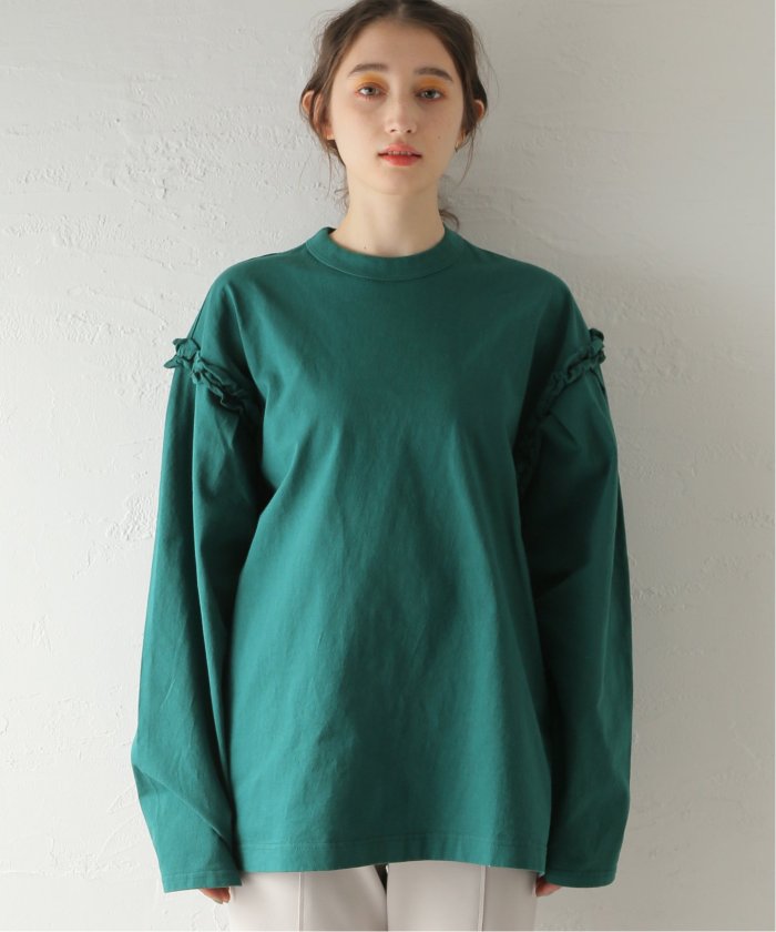 HOLIDAY/ホリデイ】SUPER FINE DRY RUFFLE TOPS：カットソー