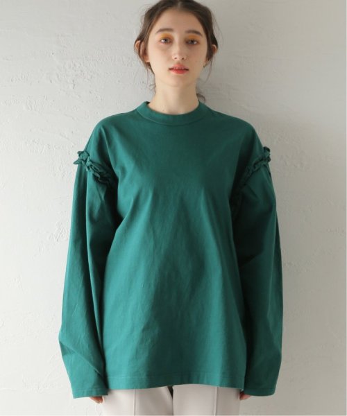 【HOLIDAY/ホリデイ】SUPER FINE DRY RUFFLE TOPS：カットソー
