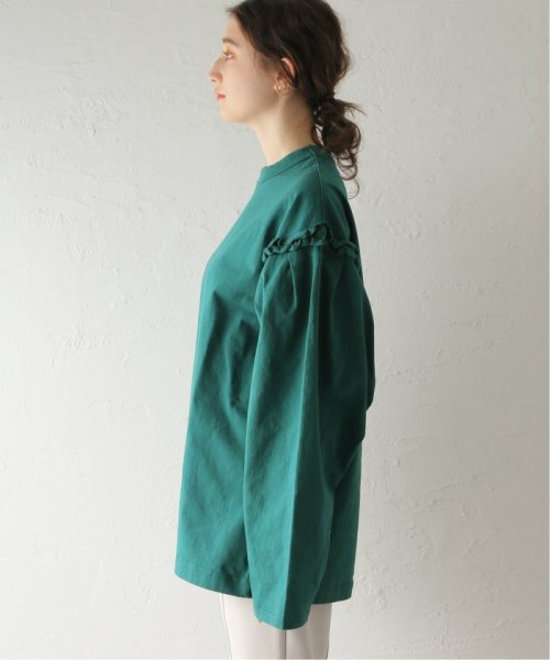 【HOLIDAY/ホリデイ】SUPER FINE DRY RUFFLE TOPS：カットソー