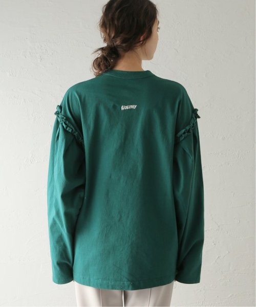 【HOLIDAY/ホリデイ】SUPER FINE DRY RUFFLE TOPS：カットソー