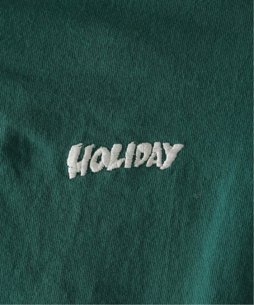 【HOLIDAY/ホリデイ】SUPER FINE DRY RUFFLE TOPS：カットソー