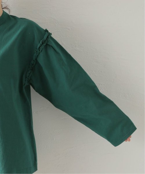 【HOLIDAY/ホリデイ】SUPER FINE DRY RUFFLE TOPS：カットソー