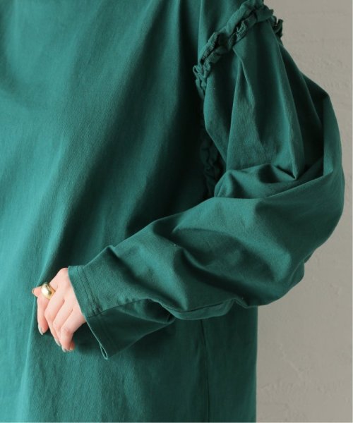 【HOLIDAY/ホリデイ】SUPER FINE DRY RUFFLE TOPS：カットソー