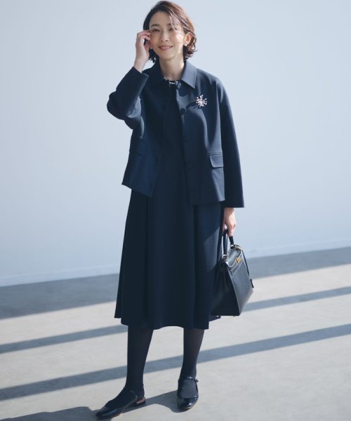 【高橋志津奈さんコラボ】ビスコースストレッチポンチ 2WAY ワンピース
