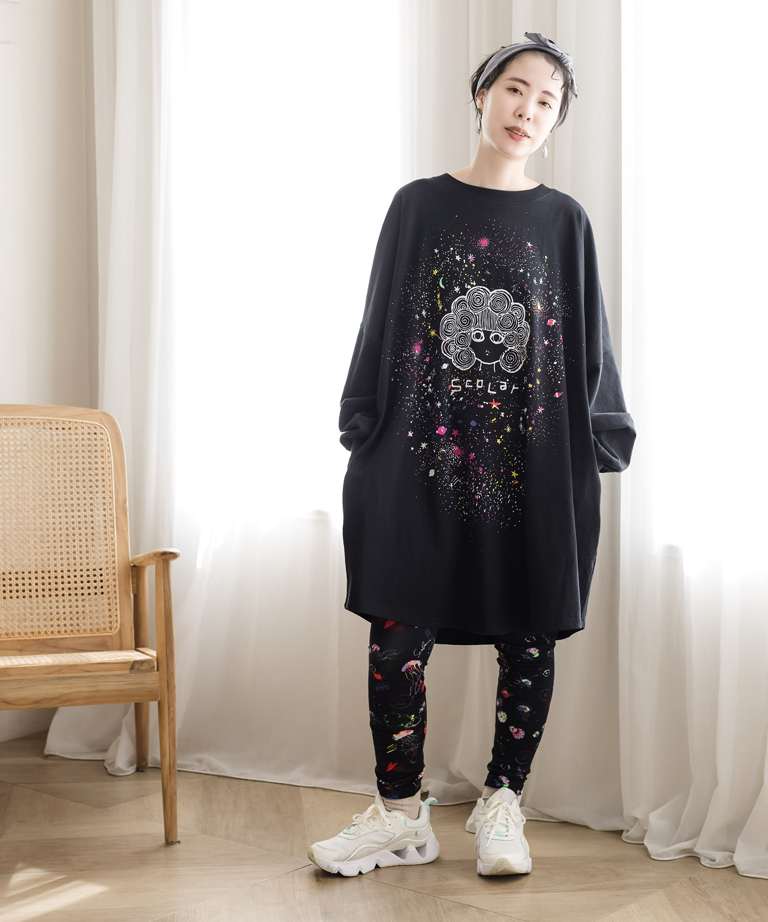✴︎NEW✴︎宇宙柄セパレートファッション クーポン】【セール 30%OFF】宇宙・パッチワーク柄スカート