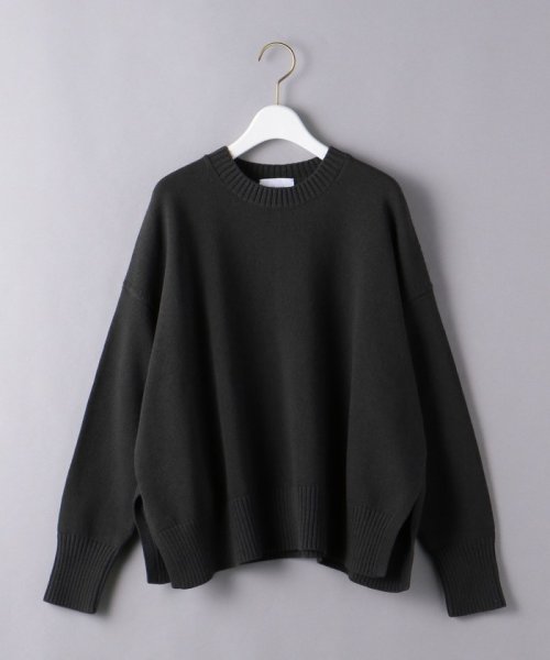 ＜UNITED ARROWS＞C/N サイドスリット ニット W
