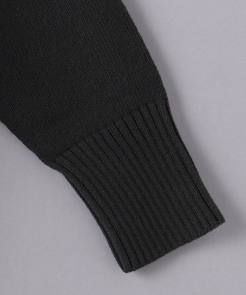 ＜UNITED ARROWS＞C/N サイドスリット ニット W