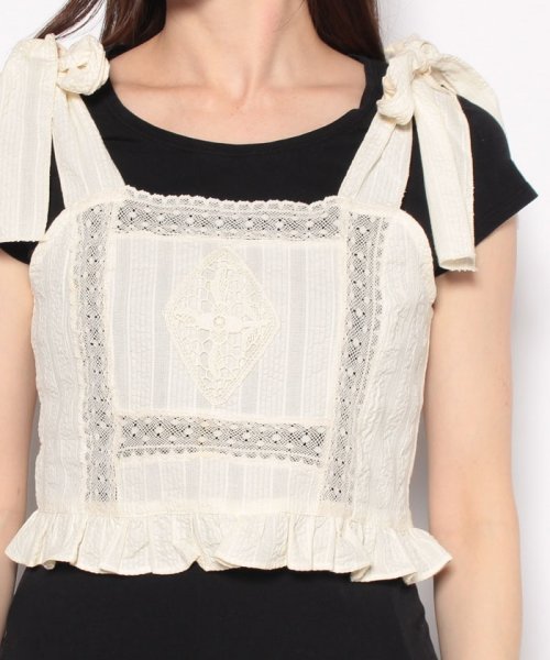 セール 60 Off Seemi By Nice Claup コットンレースビスチェ ナイスクラップ アウトレット Nice Claup Outlet D Fashion