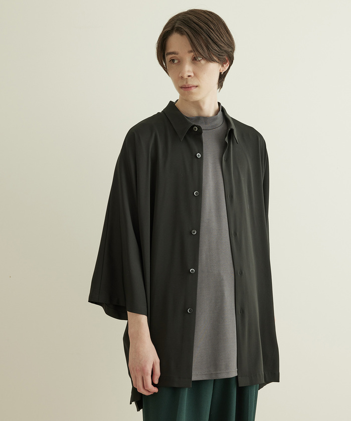セール 60%OFF】ドレープビッグポンチョシャツ(504517639 セール 60%OFF】ドレープビッグポンチョシャツ(504517639
