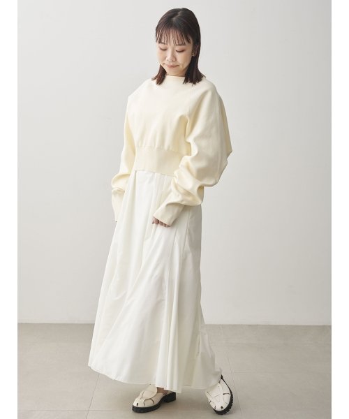 【emmi atelier】ダンボールニットSETワンピース