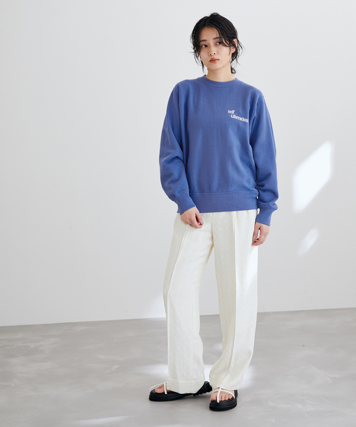 ブラームス　アダムエロペ　スウェット　別注 agnes b. pour ADAM ET ROPE'】別注 SWEAT SHIRT（スウェット