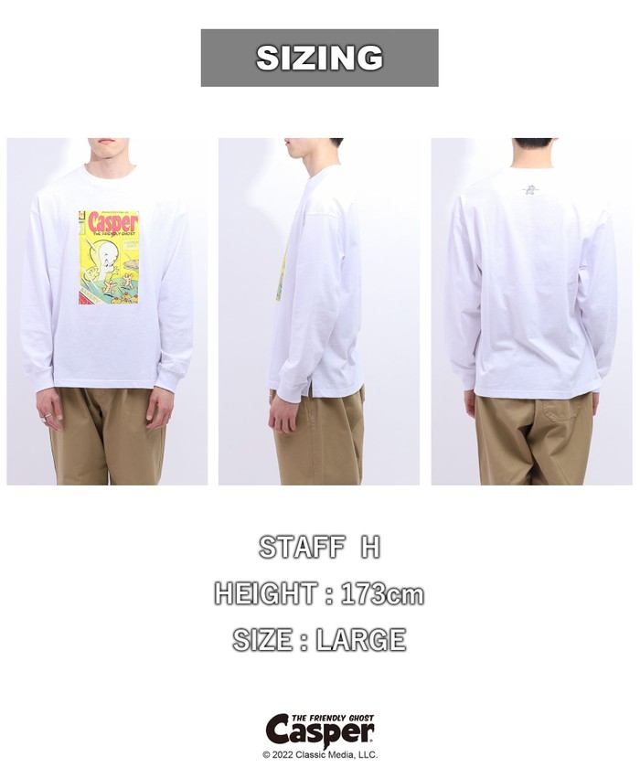 セール 50%OFF】【ユニセックス】Casper (キャスパー)別注 セール 50%OFF】【ユニセックス】Casper (キャスパー)別注
