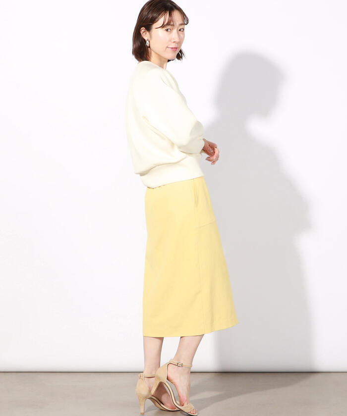 ノーリーズ NOLLEY'S sophi/ オックスジップタイトスカート　新品 セール】フロントジップポケ付きタイトスカート(504508580