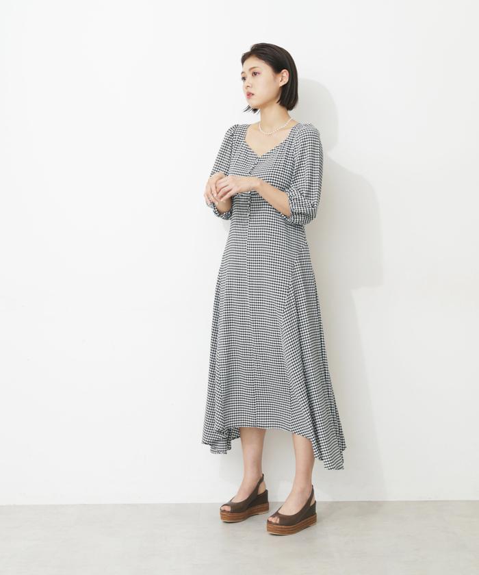 セール 50%OFF】ギンガムチェックワンピース(504523667) | ジル