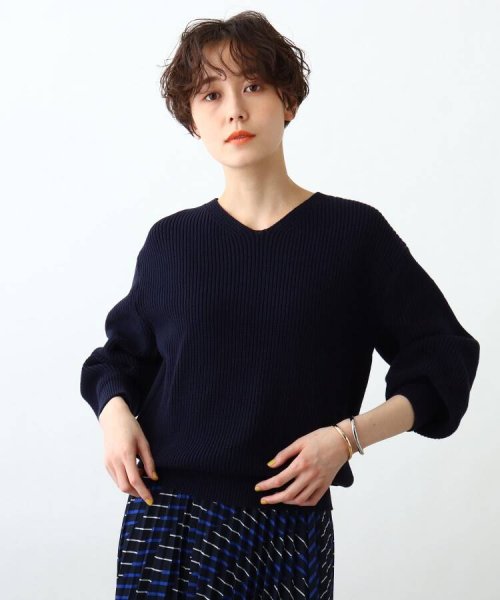 【2点セット/洗える】Vネックニット＆プリーツスカート セットアップ