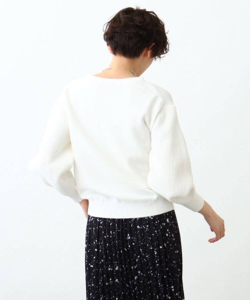 【2点セット/洗える】Vネックニット＆プリーツスカート セットアップ