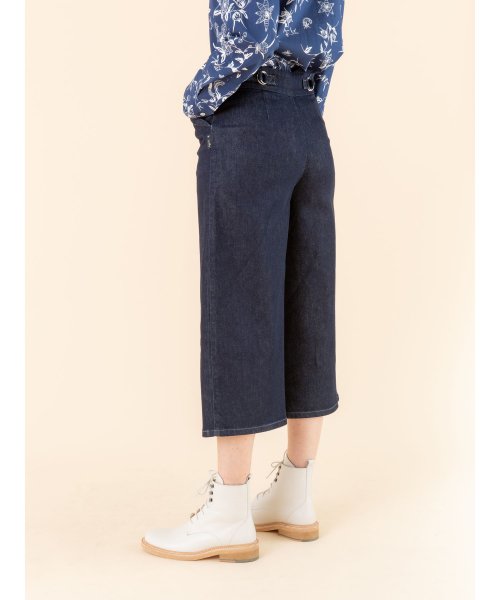 KA17 PANTALON デニムワークワイドパンツ