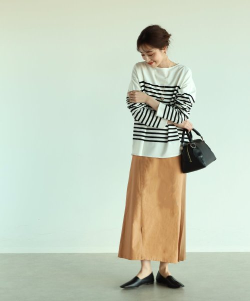 Vin バックプリーツチノスカート