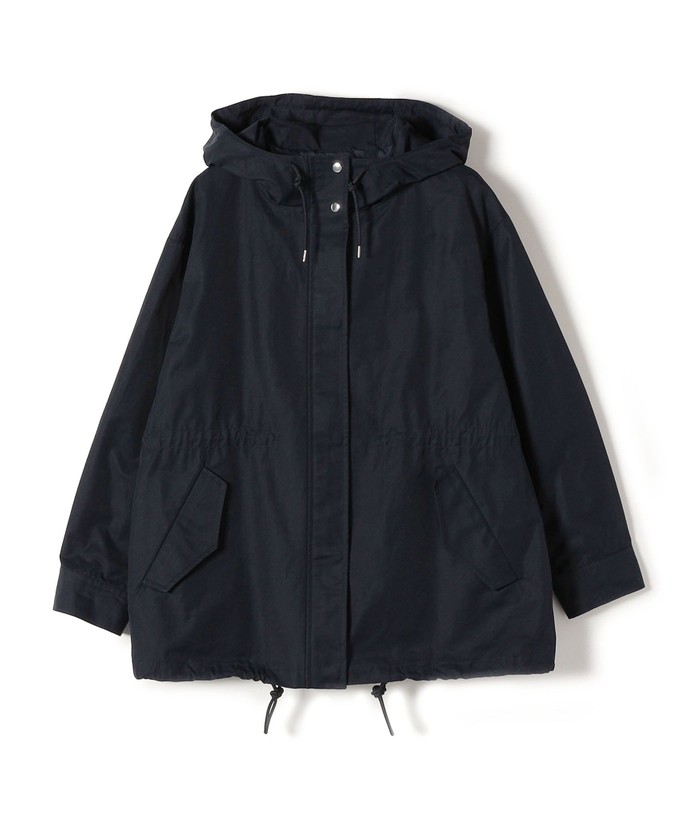 シップス〈撥水加工/手洗い可能〉フードジップブルゾン 撥水加工/手洗い可能〉フードジップブルゾン◇