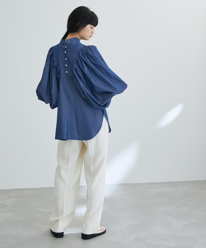一部直営店舗・WEB限定】2WAYボリュームスリーブブラウス