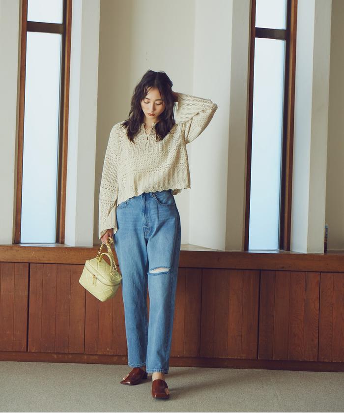 新品同様ADORE ノースリーブ サイドタックニット レーヨン