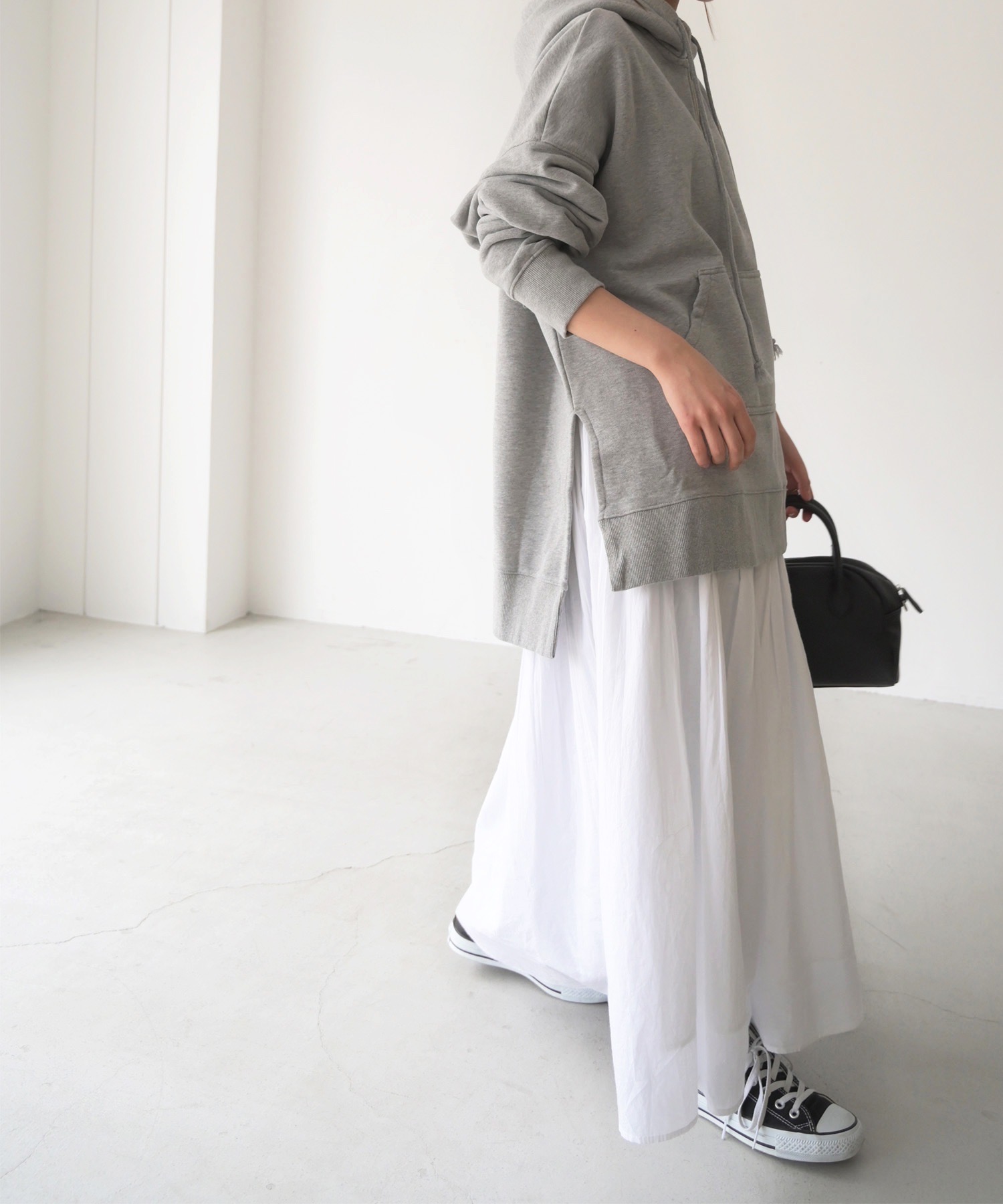 早い者勝ち☆CANAL JEAN☆via j☆WELLNESS裏毛パーカー レディース