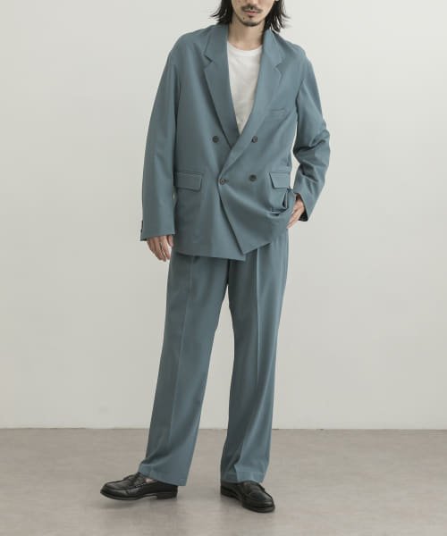 URBAN RESEARCH iD サイロギャバストラップダブルジャケット