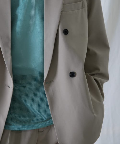URBAN RESEARCH iD サイロギャバストラップダブルジャケット
