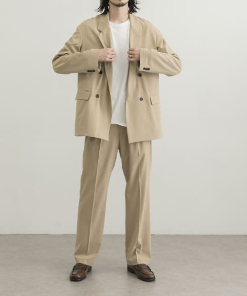 URBAN RESEARCH iD サイロギャバストラップダブルジャケット