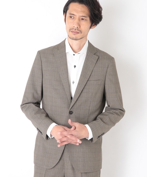 優れた品質 EVALETツイルチェックジャケット ジャケット・アウター