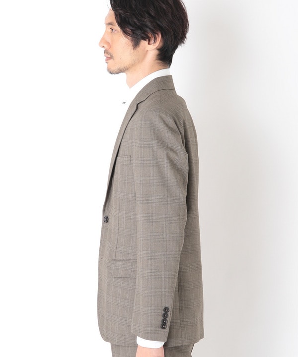 EVALETツイルチェックジャケット