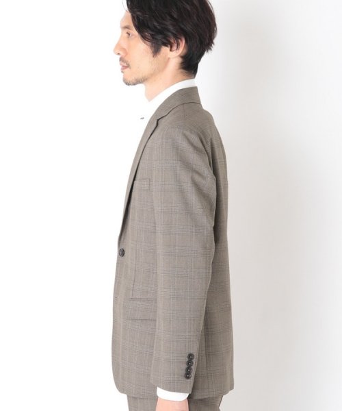 EVALETツイルチェックジャケット