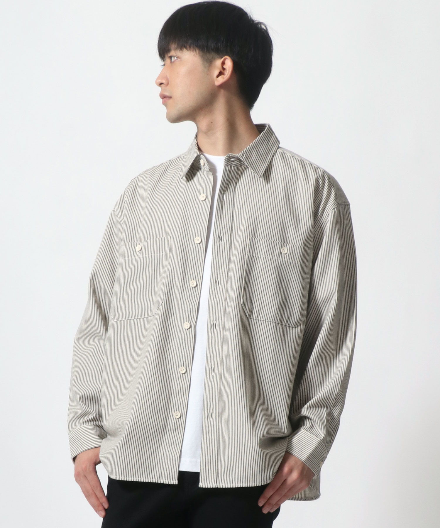 Dickies】ディッキーズ T/Cツイル オーバーサイズ ワークシャツ /1470