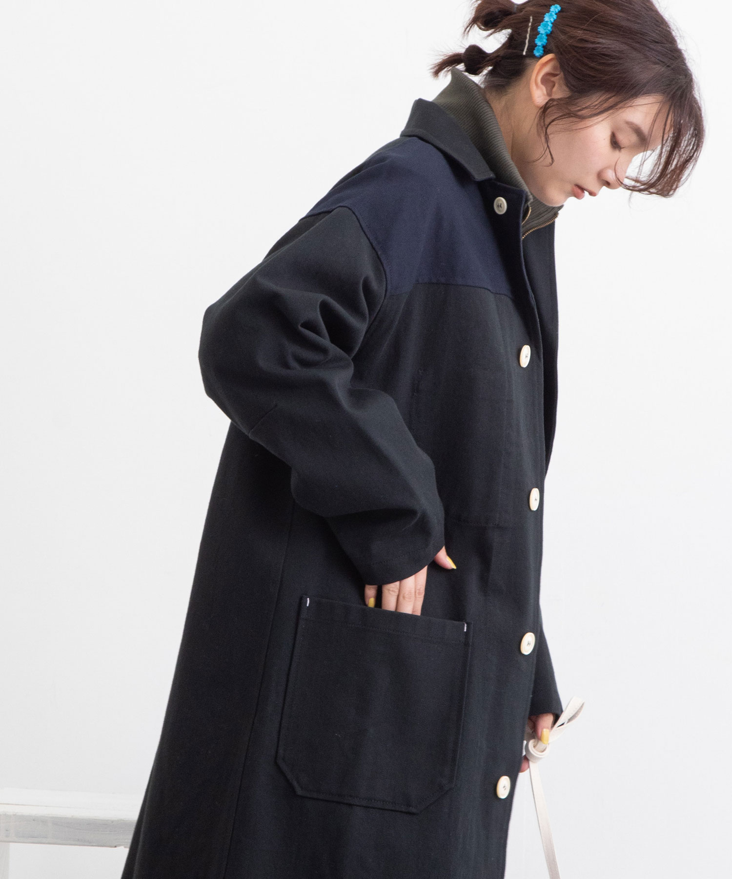 セール 50%OFF】コットンショップコート(504530087