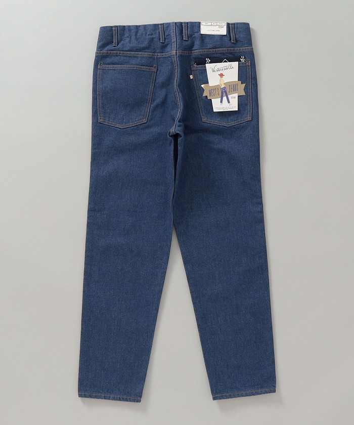 新品　WESTOVERALLS 806T デニムパンツ　W33 WESTOVERALLS (ウエストオーバーオールズ) 806T DENIM l.BLUE